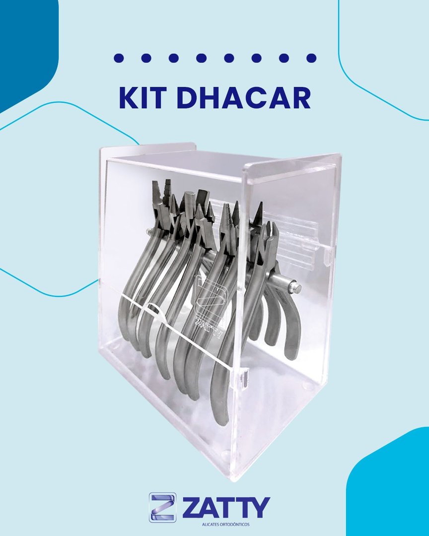 Kit de Alicates Ortodônticos para OFM Dhacar - Zatty