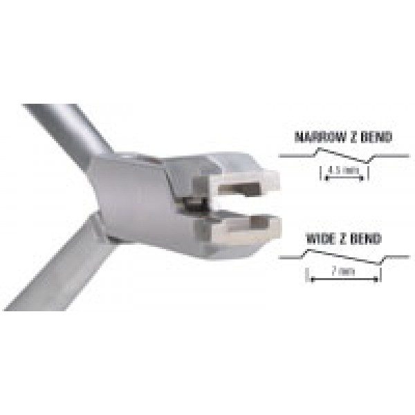 Alicate Z Bend Root Tip Plier (Straight, Wide)