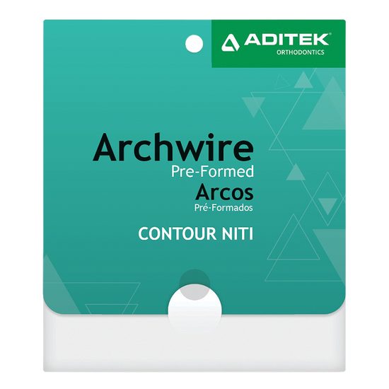 Arco NiTi Contour Termoativado Redondo 10 unid - Aditek