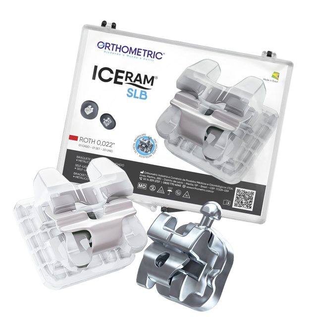 Braquete Ceramico Iceram SLB Autoligado Roth022 - Orthometric