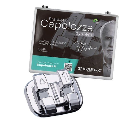 BRAQUETE METALICO CAPELOZZA II - 0,022″ -Orthometric