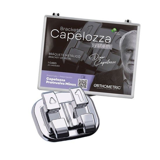 BRAQUETE METALICO CAPELOZZA PROTRUSIVA MINUS - 0,022″ - Orthometric