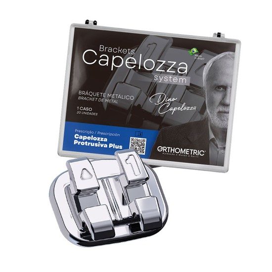 BRAQUETE METALICO CAPELOZZA PROTRUSIVA PLUS - 0,022″ - Orthometric