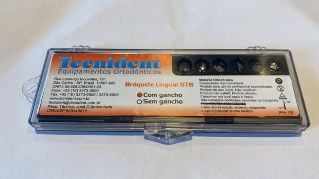 Bráquete Sistema Lingual STB Metálico Slot: 018