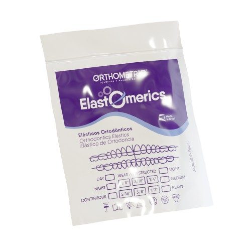 Embalagem Para Elásticos Ortodônticos Zip Bag - Orthometric