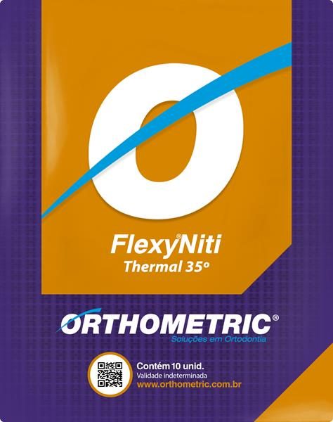 Flexy NiTi Thermal 35° Retangular - Orthometric