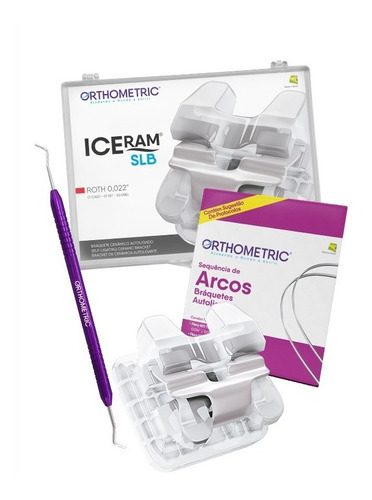 Kit Braquete Autoligado Iceram SLB Roth 022 - Orthometric