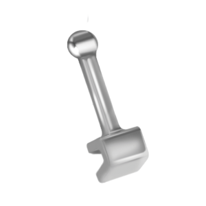 Gancho Ponta Bola Reto - OrthoMundi